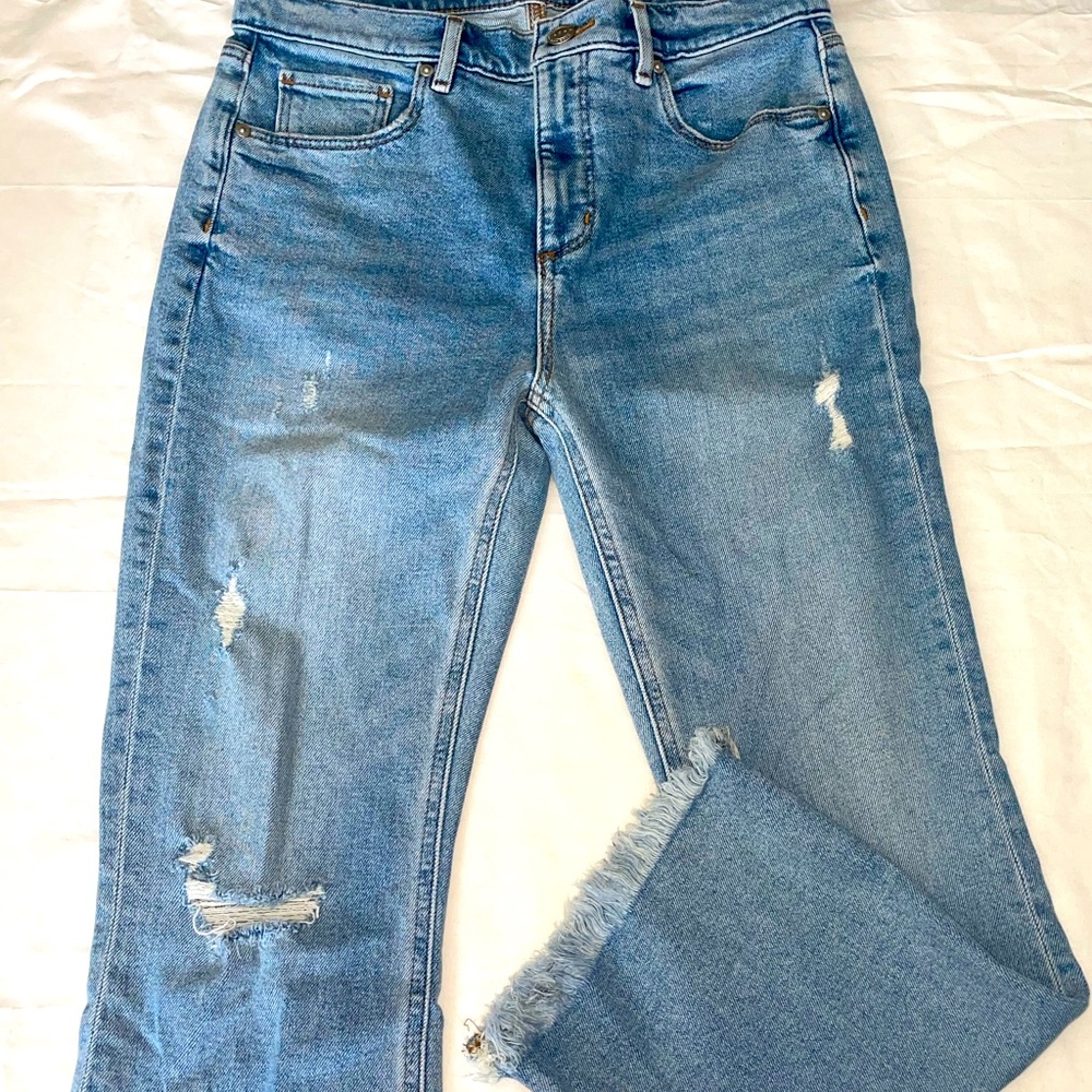 LOFT Straight Crop Jeans